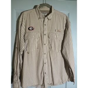 Chiliwear‎ Georgia Bulldogs Long Sleeve Button Up Shirt Sz Large